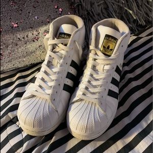 High Top Adidas Kids Size 7